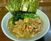 「肉そば（750円）」@横浜家系ラーメン 二代目 肉そば家の写真