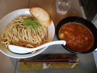 「海老トマトつけ麺 大盛り【950円】」@つけ麺 五ノ神製作所の写真