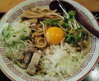 「油そば 600円」@汁麺屋 胡座の写真