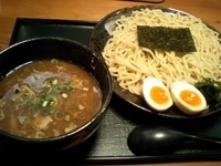 「濃厚魚介つけそば（コシ太麺）+味付玉子」@麺屋 嘉藤 ふじみ野店の写真