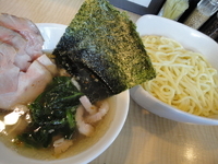 「つけめん 塩（950円）+半チャーシュー（150円）」@菜の写真