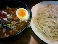 「牛すじつけ麺（麺多め）800円」@麺 池谷精肉店の写真