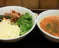 「TOMATOつけ麺（極太麵） 850円」@丸直の写真