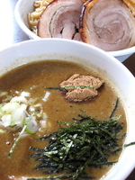 「特製つけ麺・特盛（500g）￥1,100」@つけ麺 弥七の写真