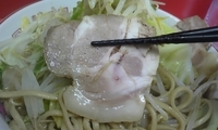「らーめん680円 ニンニク野菜」@赤ひげラーメンの写真