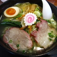 「手打ち塩タンメン750円」@手打ち中華そば 味楽の写真