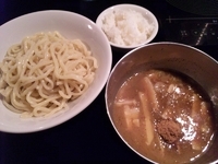 「濃厚魚介豚骨つけ麺 並 無料小ライス付」@フジヤマ55 甲府国母店の写真