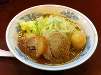 「らーめん （650円） （+味付玉子、麺硬め）」@らーめん陸の写真