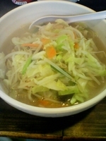 「タンメン+餃子」@函館ラーメン 汐星の写真