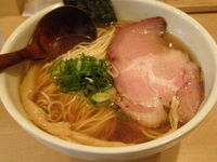 「中華そば（700円）+大盛り（100円）」@中華蕎麦 蘭鋳の写真