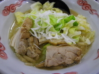 「とり二郎+にんにく増し」@とり麺や五色の写真