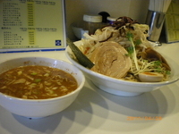 「ねりごまつけめん大盛 太麺 ￥700」@龍神の写真