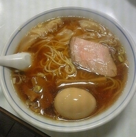 「わんたんめん+味付け玉子」@かいらくの写真