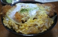 「カツ丼+らーめん」@一平食堂の写真