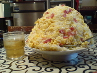 「腸詰めチャーハン（特盛り）」@中国名菜処 悟空の写真