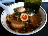 「醤油ラーメン+味玉+ライス（￥600+￥100+サービス）」@超純水採麺 天国屋の写真