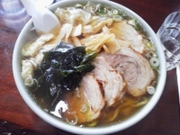 「チャーシューワンタンメン+大盛」@万来の写真