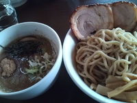 「特製つけ麺 大盛（370g）￥1050」@つけ麺 弥七の写真