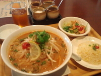「トムヤムクンラーメン（セット）」@Bangkok Orientalの写真