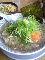 「ドッカン ねぎ肉そば 780円」@初代丸源ラーメン 上田店の写真