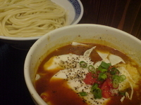 「トマトとソフトチキンのつけ麺￥700 クーポン券 ⇒ ￥500」@景勝軒 太田店の写真