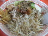 「まぜそば（黒・並）」@獅子王の写真