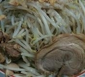 「混ぜラーメン（中 300g）（野菜4倍） 650円」@ダントツラーメン 岡山一番店の写真