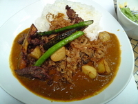 「新潟十日町のキノコと八角風味の豚肉カレー」@カレーの店 アッチャカーナの写真