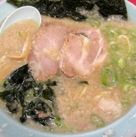 「ラーメン（麺硬め・アブラ少し多め） 450円 太麺 0円」@ラーメンショップ 牛久結束店の写真