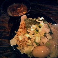 「醤油味玉つけめん（麺300g）+ネギ増」@すごい煮干ラーメン凪 新宿ゴールデン街店 本館の写真