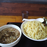 「チャーシューつけ麺中盛（塩）」@喜奴屋 福生店の写真