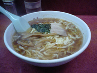 「手打ちラーメン（450円）」@中華若月の写真