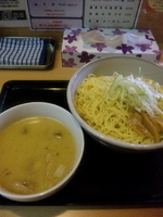 「鶏白湯つけめん+大盛  750+大盛無料サービス-クーポン100」@麺処 福吉 極の写真