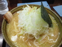 「赤味噌ねぎラーメン 680円」@味噌三昧 麺食道楽の写真