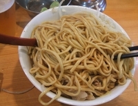 「小ラーメン+ニンニクヤサイアブラ、生ビール」@ラーメン二郎 八王子野猿街道店2の写真