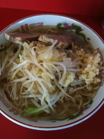 「ラーメン ¥680 （ニンニク入り）」@赤ひげラーメンの写真