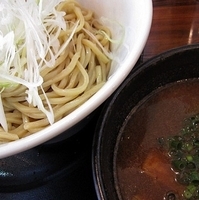「つけめん 750円」@自家製麺ばくばくの写真