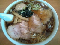 「醤油ラーメン 大盛り 味玉」@尾道ラーメン 正ちゃんの写真