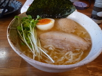 「エビの濃厚塩ラーメン（細麺）」@二郎系ラーメン 麺屋 春爛漫の写真