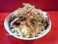 「ラーメン（ニンニク少し+揚げ葱）」@ラーメン二郎 府中店の写真