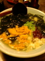 「天竜海鮮ウニラーメン」@味処 天竜の写真
