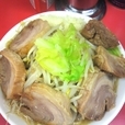 ラーメン（中）700円+豚W300円  野菜・にんにく・カラメ