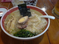 「わんたんめん塩（760円）」@広州市場 五反田店の写真