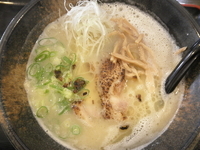 「濃厚鶏そば+替玉1 「700円+100円」」@麺屋六弦 関宿店の写真