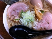 「正油ラーメンコッテリ（中盛り）味玉」@一条流がんこラーメン吉三郎の写真