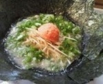 「ねぎざんまいラーメン+のり+明太子」@とんでんかんの写真