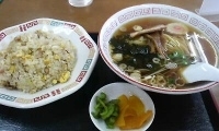 「醤油ラーメンランチ」@お食事処 かねまさの写真
