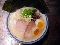 「のりと半熟玉子 850円」@麺の坊 砦の写真