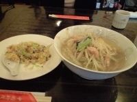 「三糸麺 チャーハン」@杏花楼の写真