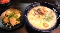 「白ラーメン チャーシューset」@一龍の写真